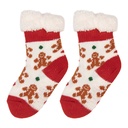 Kindersocken Weiß Rot one size