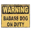 Textschild Gelb 25x1x20 cm