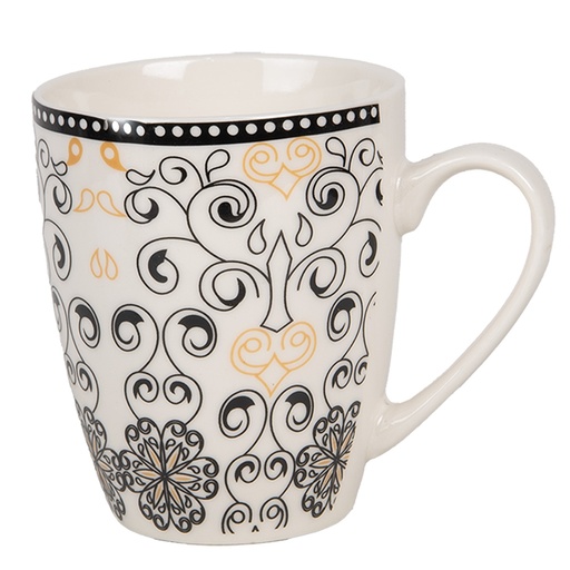 Mug Bianco Nero 12x8x10 cm / 300 ml