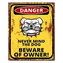Textschild Gelb 20x1x25 cm