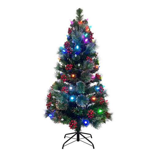 Albero di Natale artificiale con LED Verde 210 cm