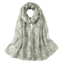 Sjaal 85x180 cm groen