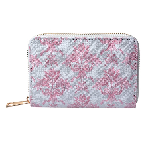 Juleeze Portemonnee 10x15 cm Wit Roze Polyester