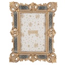 Bilderrahmen Goldfarbig Grau 17x2x22 cm / 10x15 cm