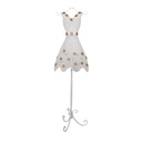 Mannequin Femme Blanc Couleur or 42x28x151 cm
