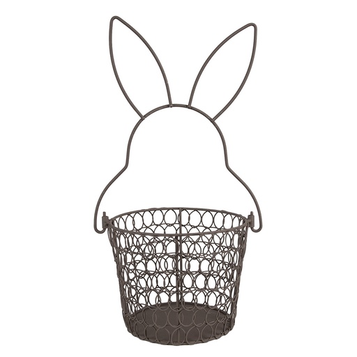 Basket Rabbit Brown Ø 15x34 cm
