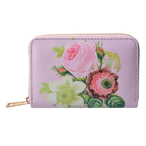 Juleeze Portemonnee 10x15 cm Roze Polyester Bloemen