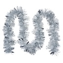 Décoration guirlande Noël Couleur argent Blanc 200 cm