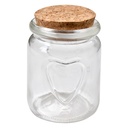 Voorraadpotje met kurken deksel Ø 6x8 cm