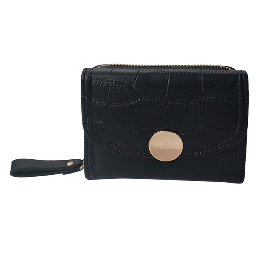 Wallet Black 11x9 cm
