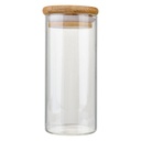 Storage Jar with Lid Transparent Ø 5x13 cm