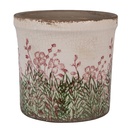 Flower Pot Inside Beige Green Ø 15x14 cm