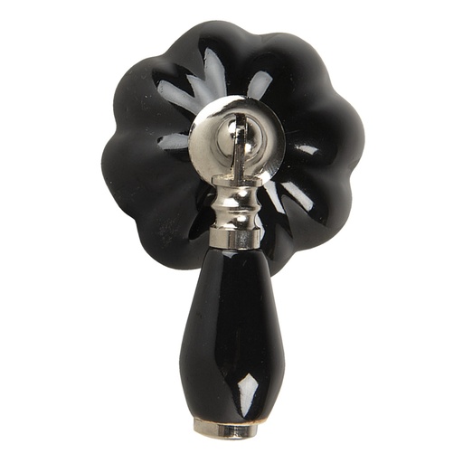 Doorknob Black 4x8x6 cm / S3 cm