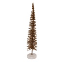 Décoration Arbre de Noël Marron Coiuleur or Ø 6x30 cm