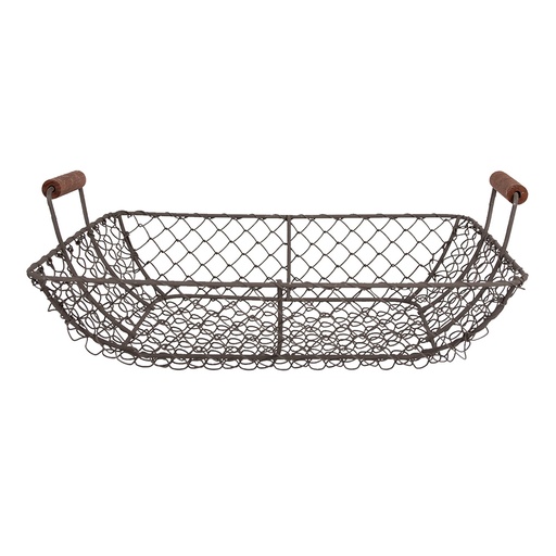 Basket Brown 32x26x8/12 cm