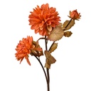 Fiori Finti Arancio Marron 10x10x66 cm