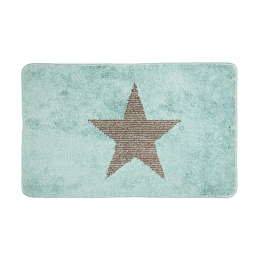 Tapis de bain Bleu 78x48x1 cm