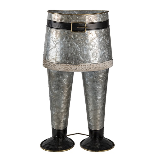 Flower Pot Inside Pants Grey 22x15x40 cm