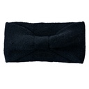Stirnband 10x22 cm Schwarz