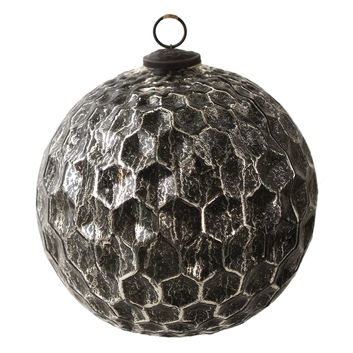 Christmas Ball XL Black Ø 20x20 cm