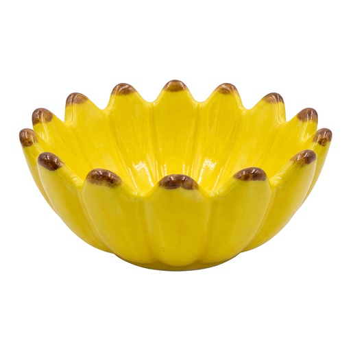 Decoratie schaaltje bloem Ø 14x8 cm