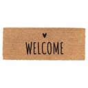 Paillasson intérieur Marron Noir 75x22x2 cm