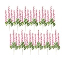 Decorative Artificial Branch with flowers (set 12) Pink 30x12x110 cm