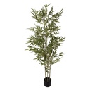 Plante artificielle Bambou Vert Noir 35x35x160 cm