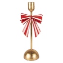 Chandelier Couleur or Rouge 11x9x28 cm