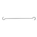 Hook Black 120x6x1 cm