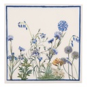 Serviettes en papier Blanc Bleu 33x33 cm (20)