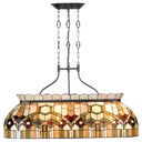Lumilamp Hanglamp Tiffany 115x36x130 Groen Metaal