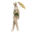 Image de décoration Lapin Marron, Vert 22x18x43 cm