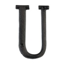 Buchstabe U Braun 8x1x13 cm