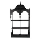 Support mural Noir Marron 55x19x109 cm