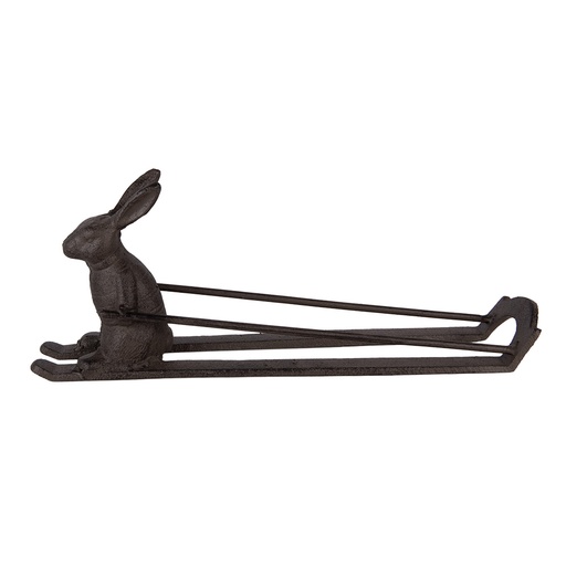Weinflaschenhalter Kaninchen Braun 33x7x13 cm