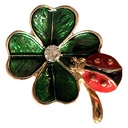 Broche groen