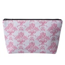 Kulturtasche Damen Weiß, Rosa 26x6x16 cm