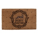 Doormat Inside Brown Black 75x45x1 cm