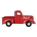 Décoration Camion Rouge 45x22x21 cm