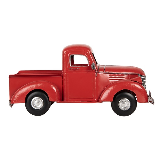 Décoration Camion Rouge 45x22x21 cm
