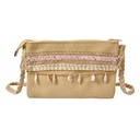 Borsa da donna Marrone Rosa 30x3x18 cm