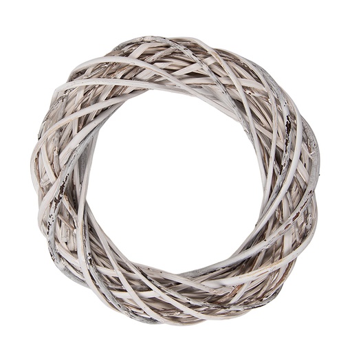 Decoration Couronne Blanc Ø 20x4 cm