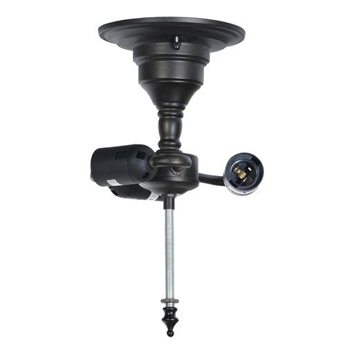 Lumilamp Hanglamp Tiffany 18x10x20 cm E27/max 3x40W Zwart Metaal