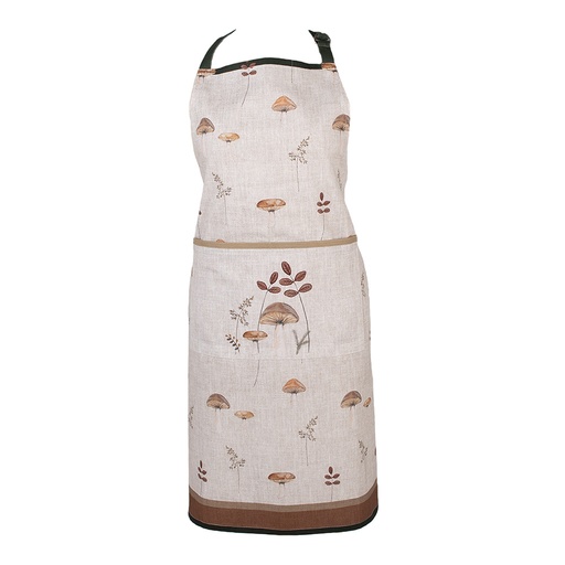 Apron Beige Brown 70x85 cm