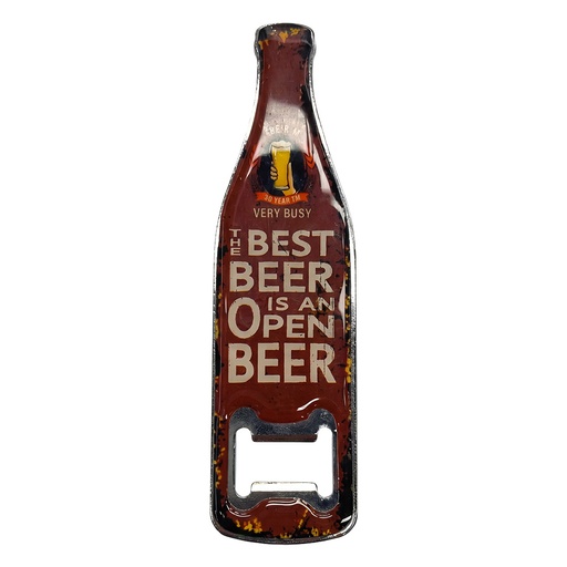 Bottle Opener Brown Ø 4x14 cm
