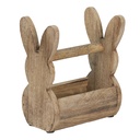 Scatola di legno Coniglio Marrone 16x10x20 cm