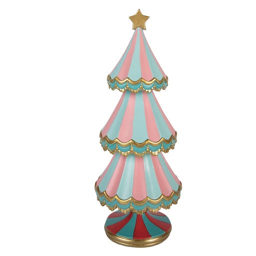 Christmas Decoration Christmas Tree Blue Pink Ø 15x38 cm