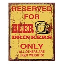 Textschild Gelb 20x1x25 cm