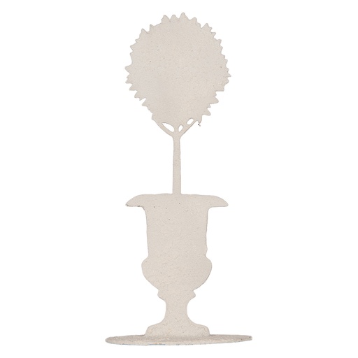 Decoration Pot de fleurs Rouge 7x10x22 cm
